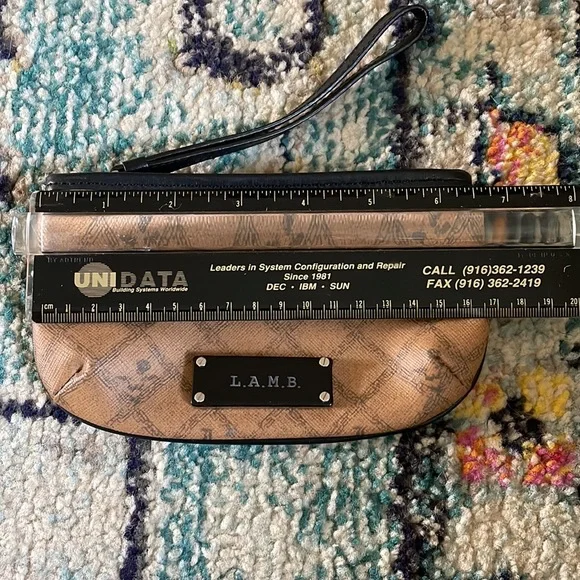 COPY - L.A.M.B. Brown and Black Wristlet NWOT - Picture 6 of 7